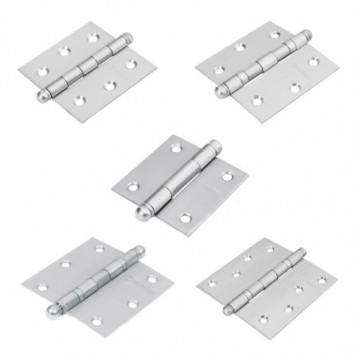 3-1/2 in Stainless steel square hinge