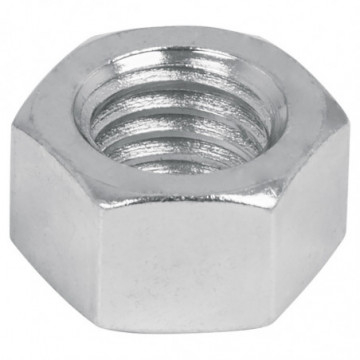3/8" hexagonal galvanized steel nut