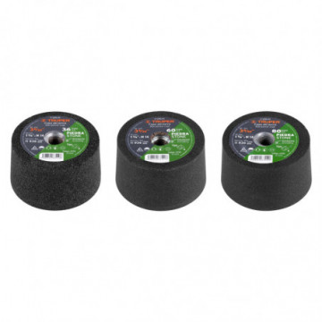 Abrasive cup 3-5/32in 14 mm 36 grit