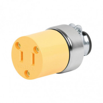 Armored connector high voltage