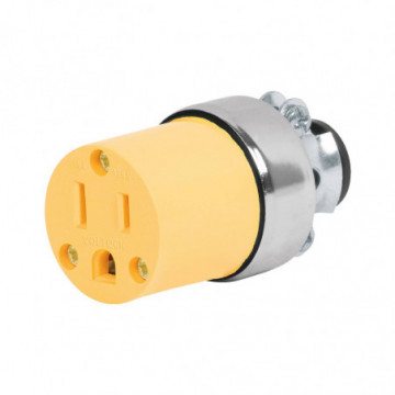 Armored connector high voltage