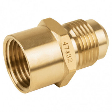 Brass bell connector
