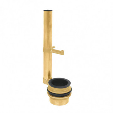 Brass discharge valve for low tank