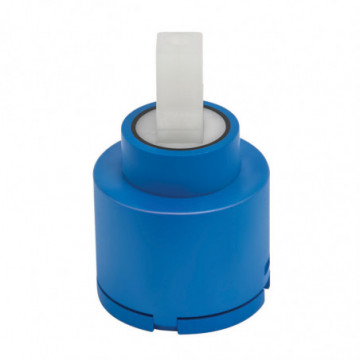 Ceramic cartridge for single handle faucet