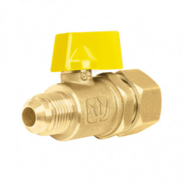 Control valve for brass gas with barrelito