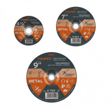 Disk for metal roughing