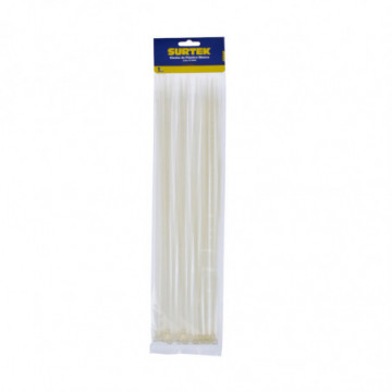 Plastic cable tie 300 x 4.6mm 50 pieces white