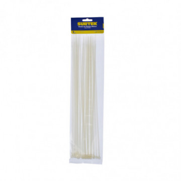 Plastic cable tie 368 x 4.6mm 25 pieces white