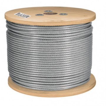 Flexible steel wire 3/16in PVC Covered