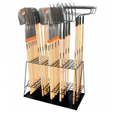 Floor rack for long handle tools