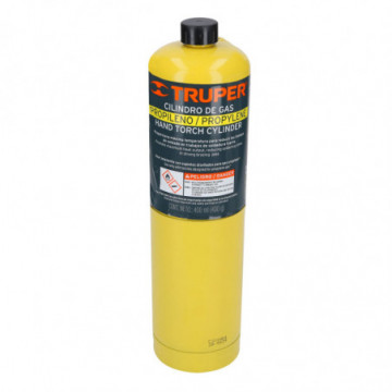 Gas cylinder yellow