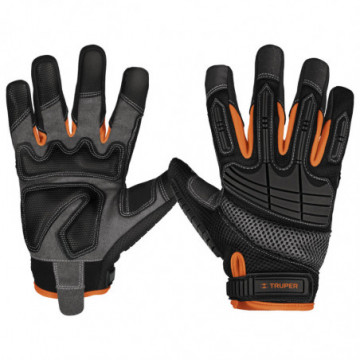 Gloves for mechanics with anti-impact protection