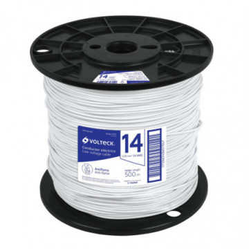 Low voltage cable 8 AWG white