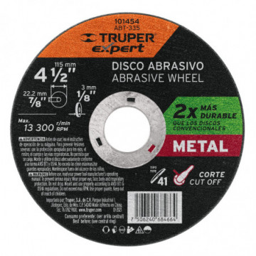 Metal cutting disc 4-1/2" Type 41
