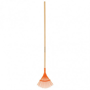 Metallic broom with 15 teeth