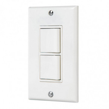 Navy plate Single switch and 3-way Classic