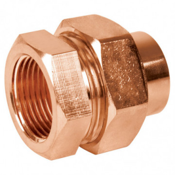 Nut Union copper in interior thread 1/2"