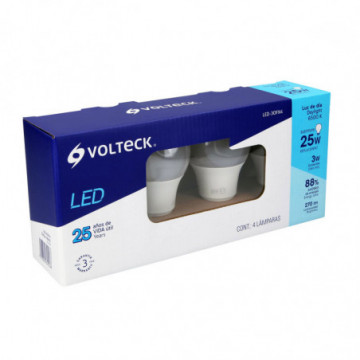 Pack of 4 LED lamps