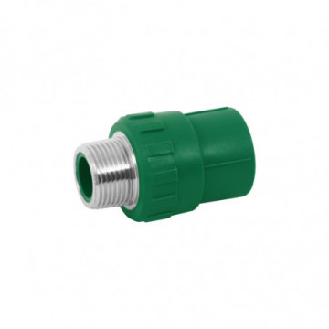 PPR connector 1/2in 20mm male