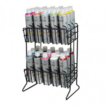 Rack for 30 spray paints