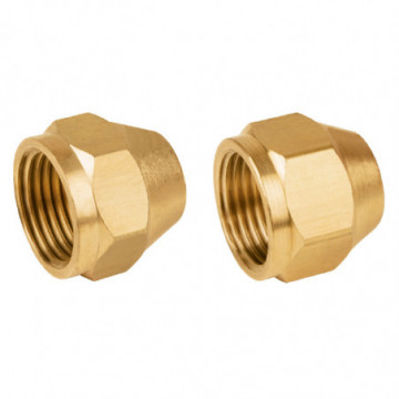 Reduced conical brass nut