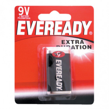 Eveready 9V Zinc-Carbon Battery with 1 piece