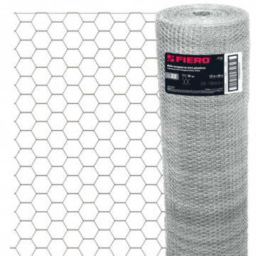 Roll hexagonal mesh 45 x 1 m Caliber 22 Opening 25 mm