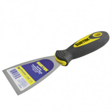 Rigid spatula bi-material handle 2"