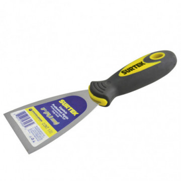 Rigid spatula bi-material handle 3"