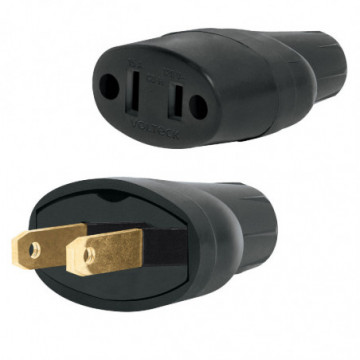 Rubber connector and plug set