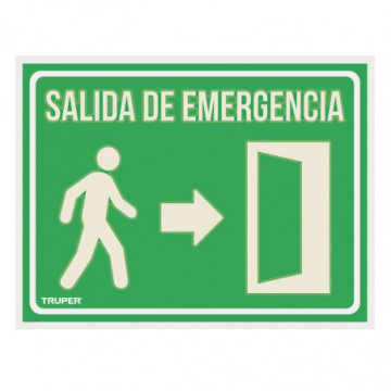 Signaling sign" emergency exit"