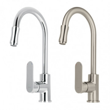 Sink mixer with removable hose