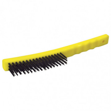 3" x 17" wire brush with handle
