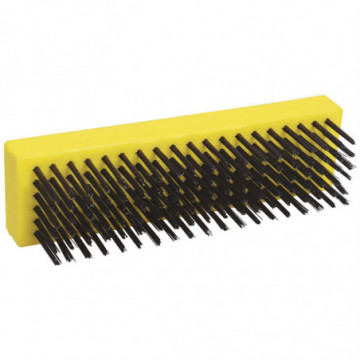 6" x 19" wire brush without handle