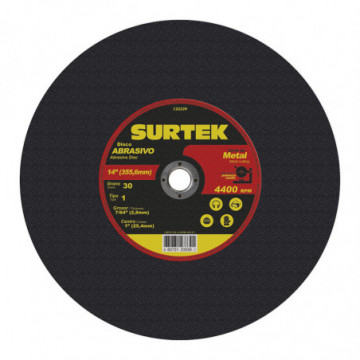 Type 1 abrasive disc for metal 14" x 7/64" for stationary machine