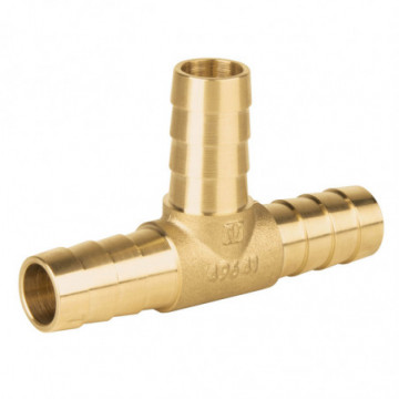 Tee Brass Insert for Black Polyduct