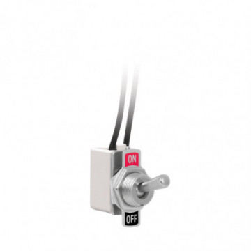Toggle switch with wire leads