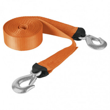 Tow strap with hooks