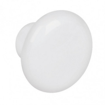 White ceramic knob