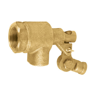 Brass float valve 1" reinforced
