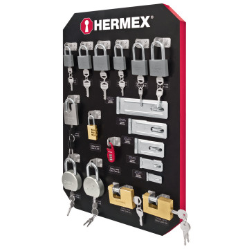 Inventory backup for padlocks Hermex Display
