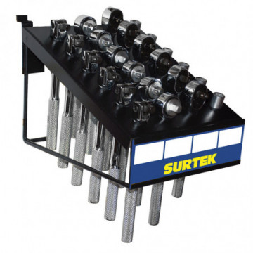 Dispenser with 24 sockets and 3/8" hand accessories