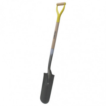 Industrial espadon shovel with wooden handle and metallic" Y" grip