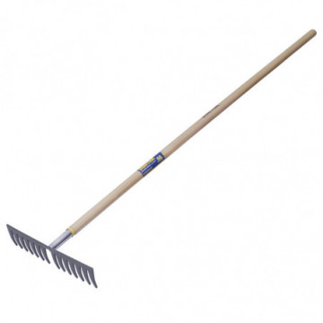 14-tooth straight garden rake