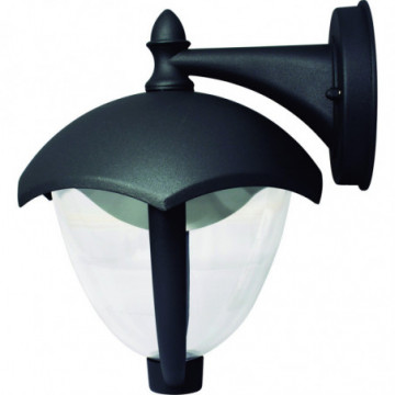Suspended black LED lantern