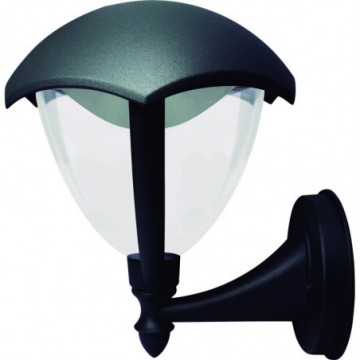 Black supported LED lantern