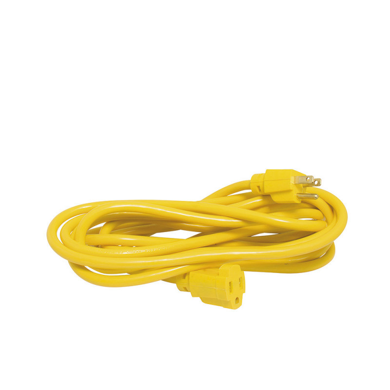 Heavyduty extension cord grounded 15 m