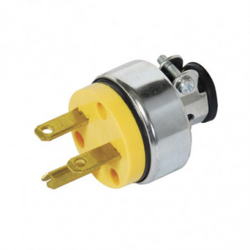15A 250V High Voltage" Chinese Face" Shielded Plug