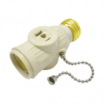 Lampholder with chain and ivory thief 127V