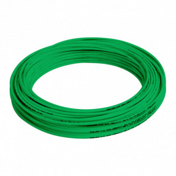 Electric cable type THW-LS/THHW-LS Cal.12 100mt green